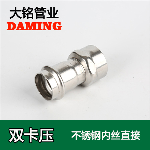 DN65*2 深夜18禁下载內絲轉換直通二寸接頭（304 316L）